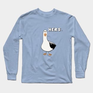 Possessed Male Seagull Long Sleeve T-Shirt